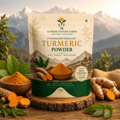 100% organic hill turmeric with medical properties
