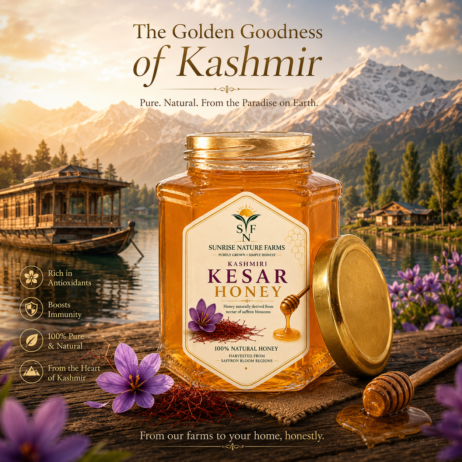 sunrise nature farms 100% organic honey