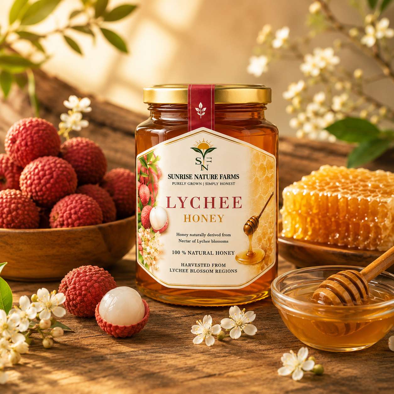 Sunrise Nature Farms Lychee Honey